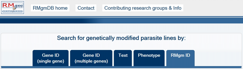 Search for genetically modified parasite lines